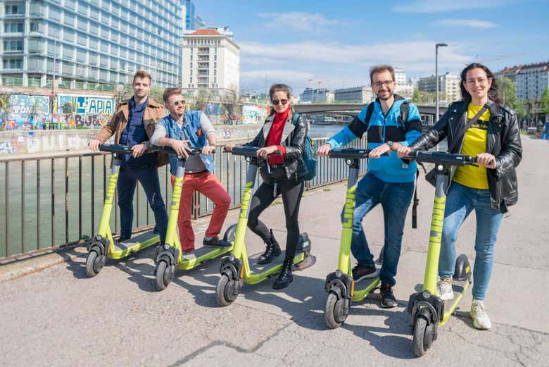 Preparatevi a girare Vienna in monopattino elettrico