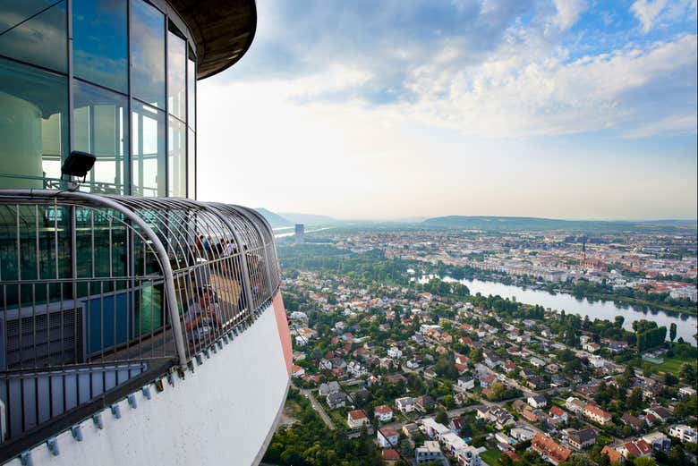 Vista dalla cima della Donauturm